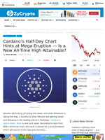 Cardano’s Half-Day Chart Hints at Mega Eruption — Is a New All-Time High Attainable? ⋆ ZyCrypto
