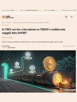 Is TRX set for a breakout as TRON's stablecoin supply hits $80B? - AMBCrypto