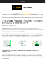 Top Crypto Presales to Watch: Nexchain, BlockDAG & BlockchainFX