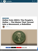 Dollar Coin ($DC): The People’s Dollar - The Meme That Turned Into a Movement, a Rebellion - TechBullion