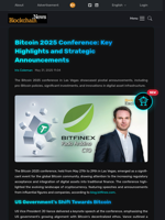 Bitcoin 2025 Conference: Key Highlights and Strategic Announcements - Blockchain.News