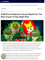 SHIB Price Prediction Versus Pepeto For The Best Crypto To Buy Right Now