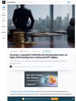 Strategy expands $60 billion stock issuance for Bitcoin strategy shake-up