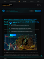 AAVE Price Prediction: Breaking $340 Resistance Could Drive AAVE to $385 by October 2025 - Blockchain.News