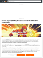 Bitcoin Hyper Hits $10M Presale as Bitcoin Consolidates Near $118Ke%