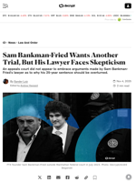 Sam Bankman-Fried Wants Another Trial, But His Lawyer Faces Skepticism - Decrypt