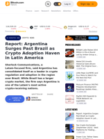 Report: Argentina Surges Past Brazil as Crypto Adoption Haven in Latin America – Crypto News Bitcoin News