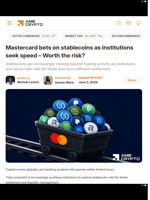 Mastercard bets on stablecoins as institutions seek speed - Worth the risk? - AMBCrypto