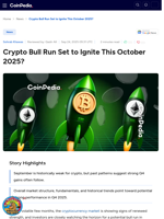 Crypto Bull Run Set to Ignite This October 2025?