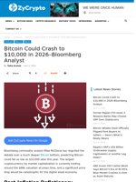 Bitcoin Could Crash to $10,000 in 2026–Bloomberg Analyst ⋆ ZyCrypto
