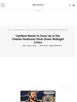 Cardano Needs to Grow Up or Die: Charles Hoskinson Shuts Down Midnight Critics