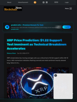 XRP Price Prediction: $1.22 Support Test Imminent as Technical Breakdown Accelerates - Blockchain.News
