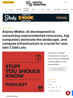 Anjney Midha: AI development is consuming unprecedented resources, big companies dominate the landscape, and compute infrastructure is crucial for new labs | Odd Lots