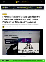 Franklin Templeton Taps BounceBit to Launch BB Prime as the First Active Platform for Tokenized Treasuries