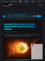 Movement Secures US, EU, Canada Payment Rails to Boost Stablecoin Adoption - Blockchain.News
