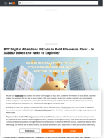 $BTC Mining Company Dumps Bitcoin to Buy $6M Ethereum: SUBBD Token to Blow?