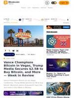 Vance Champions Bitcoin in Vegas, Trump Media Secures $2.5B to Buy Bitcoin, and More — Week in Review – The Weekly Bitcoin News