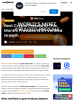 Best Crypto Presale of This Month: Presales With Verified Growth | Live Bitcoin News