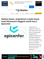 Nathan Sexer: Argentina's crypto boom fuels Ethereum's biggest event ever | Epicenter