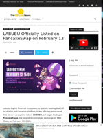 LABUBU Officially Listed on PancakeSwap on February 13