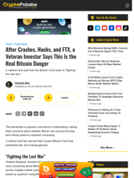 After Crashes, Hacks, and FTX, a Veteran Investor Says This Is the Real Bitcoin Danger