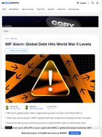 IMF Issues World War II-Level Financial Warning