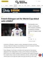 Folarin Balogun set for World Cup debut with USMNT