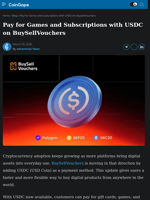 Pay for Games and Subscriptions with USDC on BuySellVouchers | CoinGape