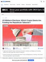 Ripple, Coinbase, And Trump’s Crypto Mafia Eyeing 2026 Midterms