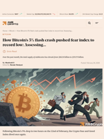 How Bitcoin’s 5% flash crash pushed fear index to record low: Assessing… - AMBCrypto