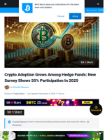 Crypto Adoption Grows Among Hedge Funds: New Survey Shows 55% Participation In 2025 | Bitcoinist.com