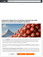 Avalanche (AVAX) Price Prediction: Network Hits 20M Daily TXs as AVAX Eyes Explosive Breakout - Brave New Coin