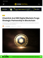 Chainlink And SBI Digital Markets Forge Strategic Partnership