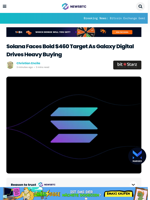 Solana Faces Bold $460 Target As Galaxy Digital Drives Heavy Buying