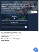 Republicans Block Adelita Grijalva Swearing-In, Democrat Hits Back: 'Speaker Johnson Chose To Delay…'  - Benzinga