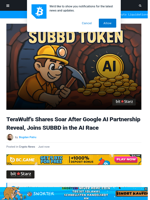 Google, Crypto, and AI: Billions of Dollars at Play, and SUBBD Token Rides the Hype
