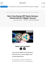 Here’s How Buying XRP Means Having a Vested Interest in Ripple’s Success