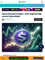 Solana (SOL) Moves Higher – Bulls Target Next Big Level as Volume Builds