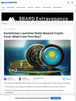 Kazakhastan Government Will Now Buy This Altcoin For Treasury