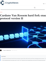 Van Rossem hard fork enacts Cardano protocol 11