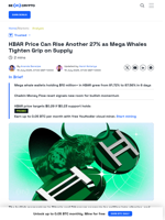 HBAR Price Eyes 27% Surge as Whales Accumulate