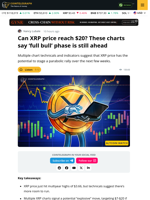More XRP Charts are ‘Signalling a Mega Bullish Wave’ to $20 in 2025