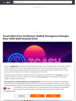 Zcash (ZEC) Price Prediction: Bullish Divergence Emerges Near $230–$240 Demand Zone - Brave New Coin