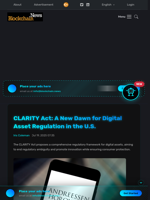 CLARITY Act: A New Dawn for Digital Asset Regulation in the U.S. - Blockchain.News