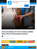 Ark Invest Splashes $47-M On Coinbase, BitMine Shares After US Stock Market Drawdown | Bitcoinist.com