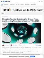 Why Token Launches Could Redefine Startup Fundraising