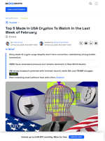Top 5 Made in USA Cryptos to Watch – Late February Picks
