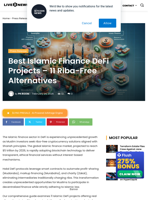 Best Islamic Finance DeFi Projects – 11 Riba-Free Alternatives | Live Bitcoin News