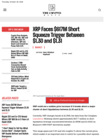 XRP Faces $617M Short Squeeze Trigger Between $1.30 and $1.31