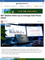 NFT Market Heats Up as Average Sale Prices Climb - TheNewsCrypto